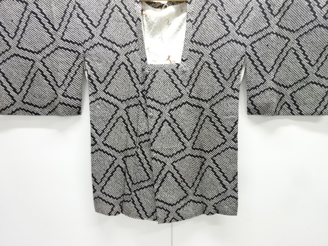 本総絞り抽象模様道行コート